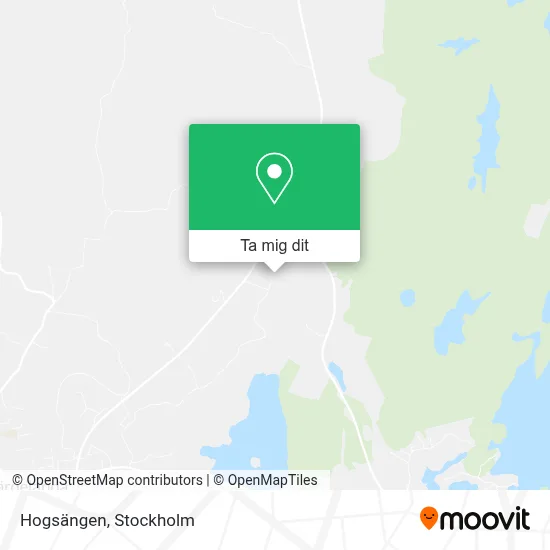 Hogsängen karta