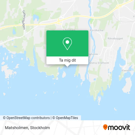 Matsholmen karta