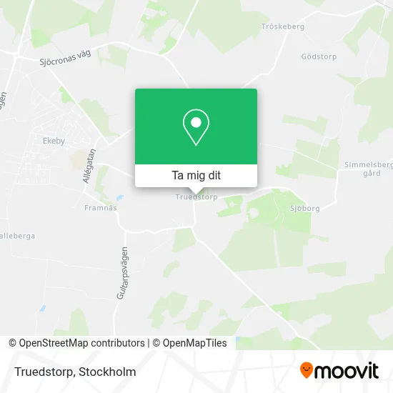 Truedstorp karta