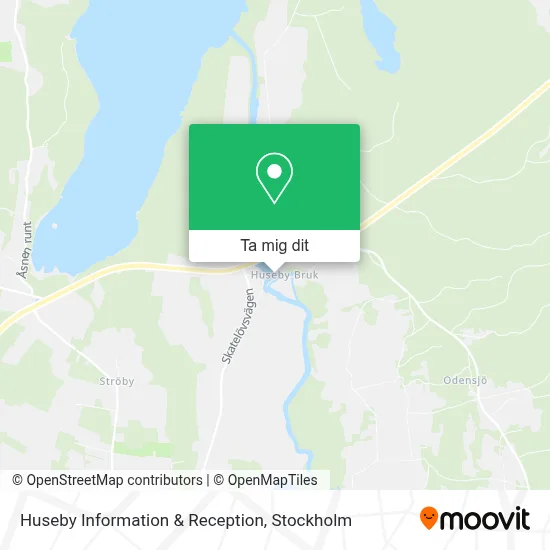 Huseby Information & Reception karta