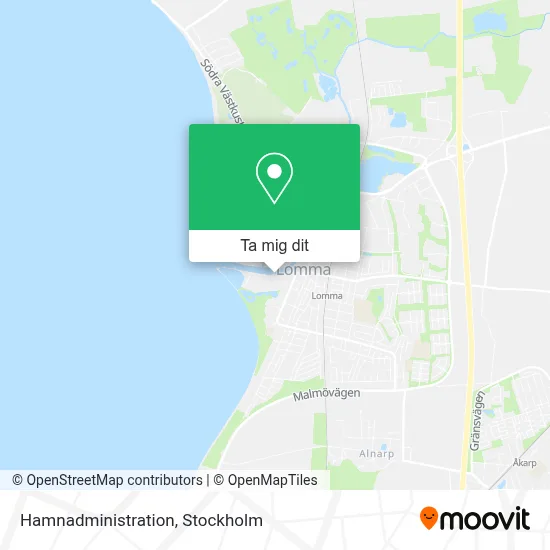 Hamnadministration karta