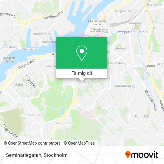 Seminariegatan karta