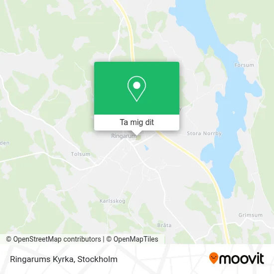 Ringarums Kyrka karta