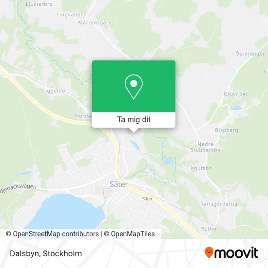Dalsbyn karta