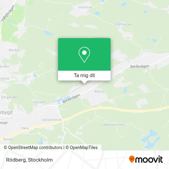 Rödberg karta