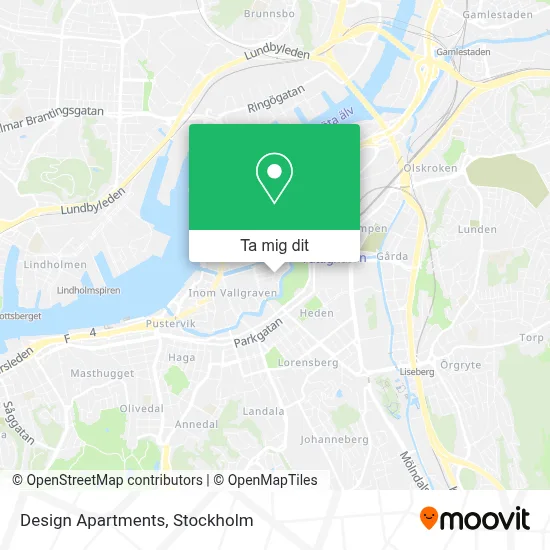 Design Apartments karta