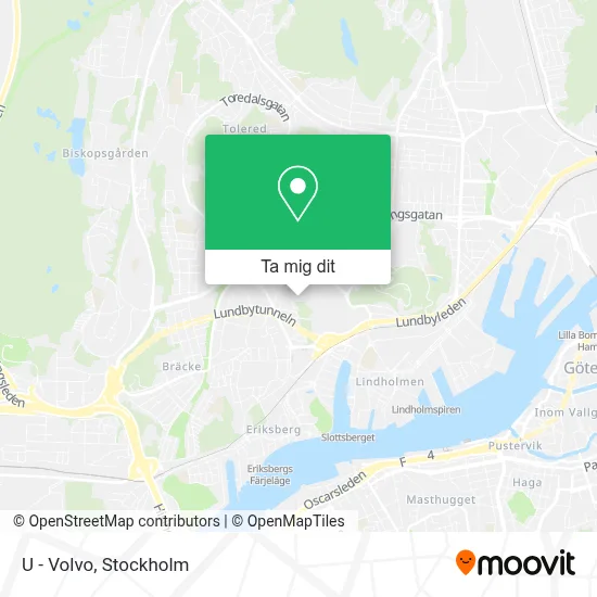 U - Volvo karta