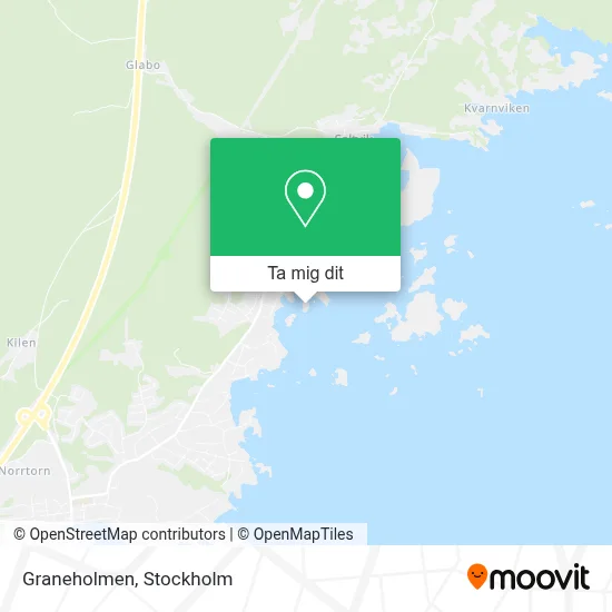 Graneholmen karta