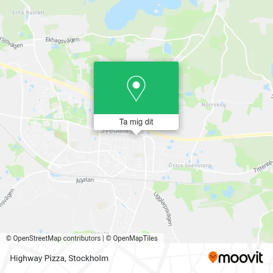 Highway Pizza karta