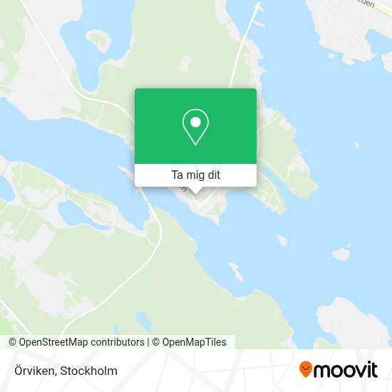 Örviken karta