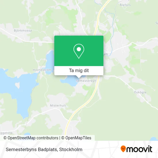 Semesterbyns Badplats karta