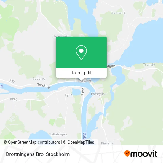 Drottningens Bro karta