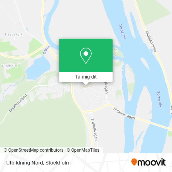 Utbildning Nord karta