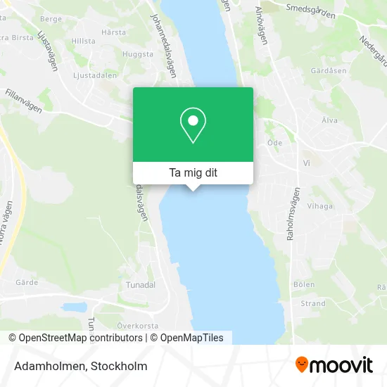 Adamholmen karta
