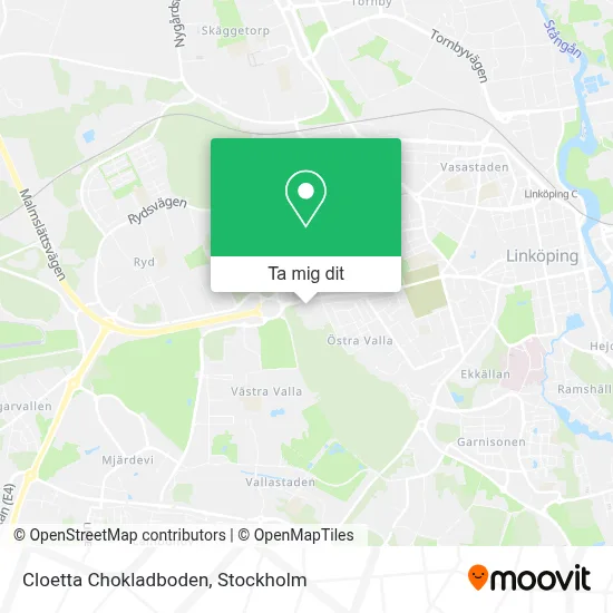 Cloetta Chokladboden karta