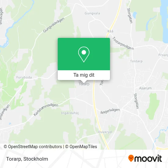 Torarp karta