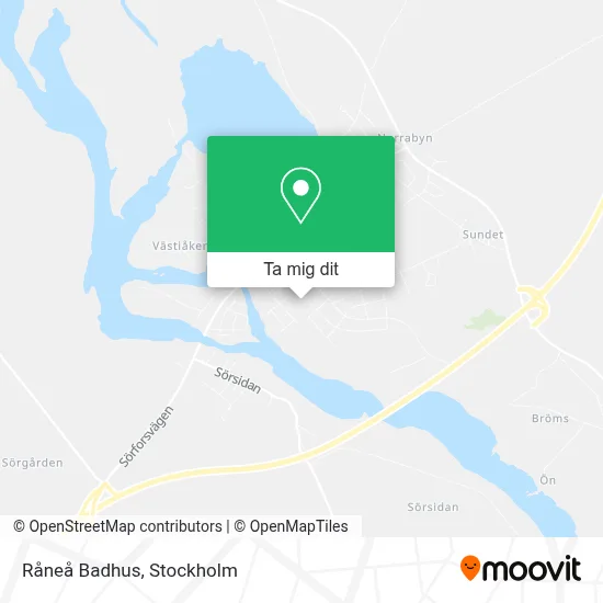 Råneå Badhus karta