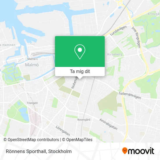 Rönnens Sporthall karta
