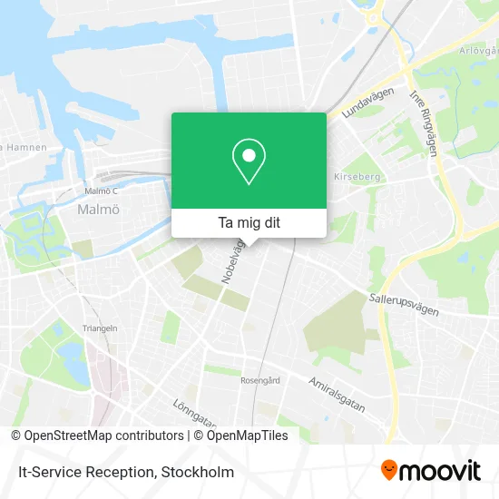 It-Service Reception karta