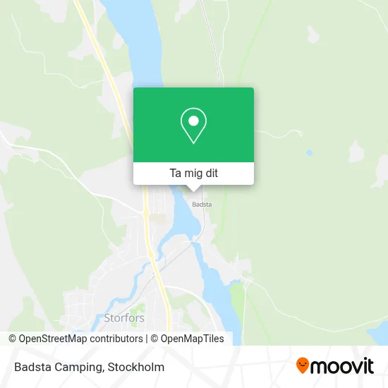 Badsta Camping karta