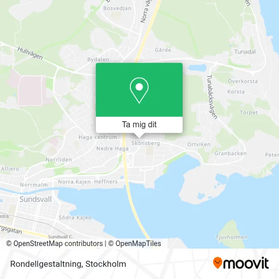 Rondellgestaltning karta