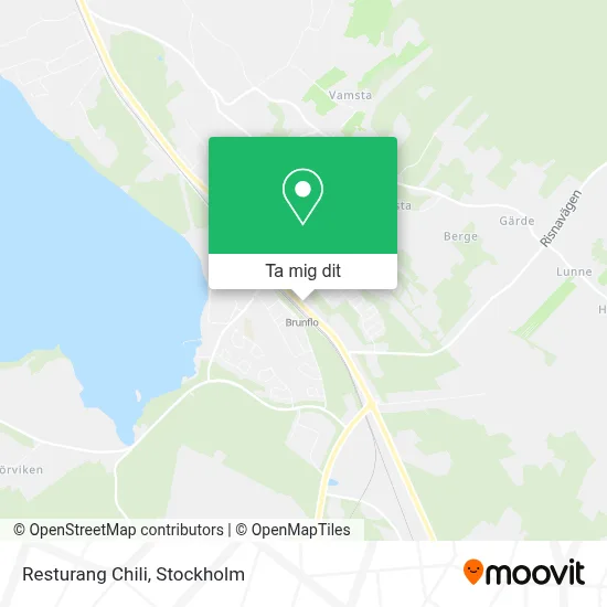 Resturang Chili karta