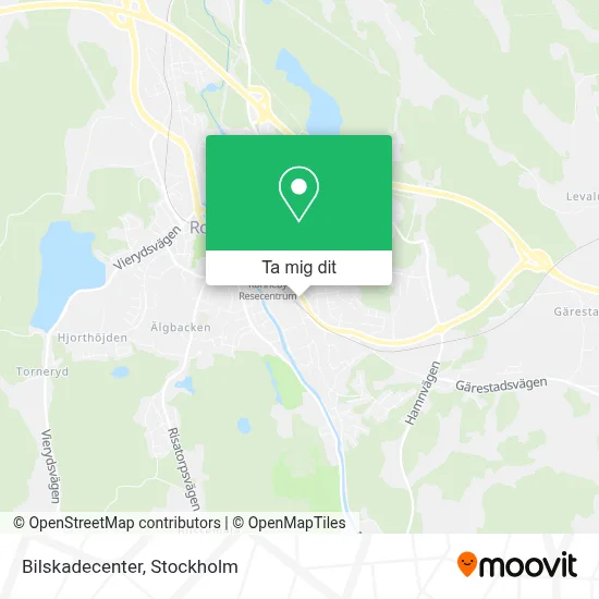 Bilskadecenter karta