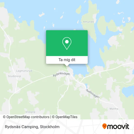 Rydsnäs Camping karta