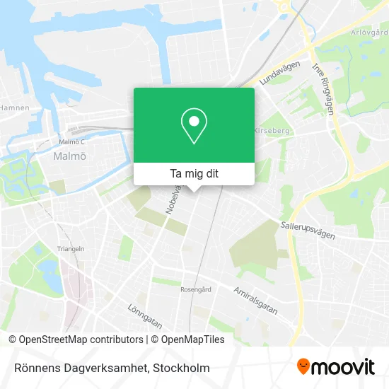 Rönnens Dagverksamhet karta