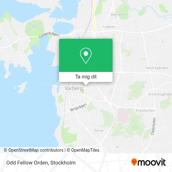 Odd Fellow Orden karta