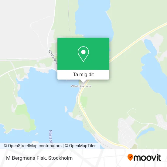 M Bergmans Fisk karta