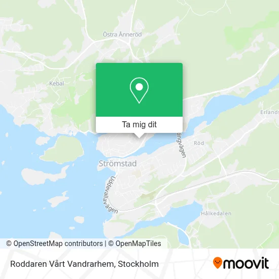 Roddaren Vårt Vandrarhem karta