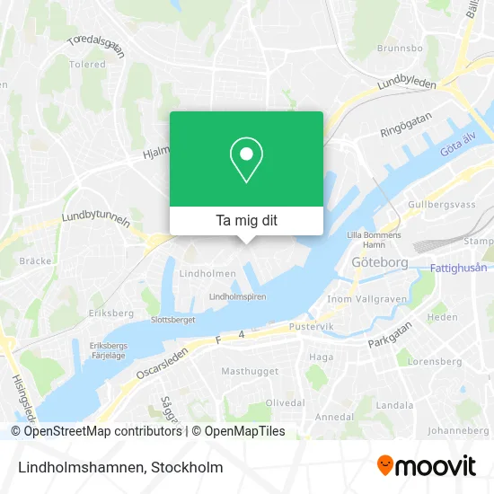 Lindholmshamnen karta