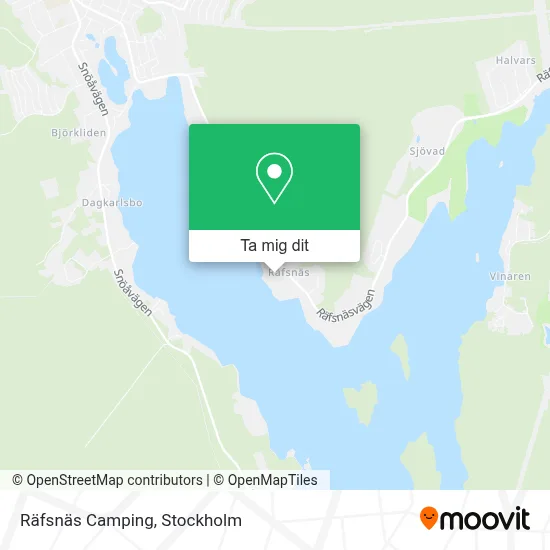 Räfsnäs Camping karta