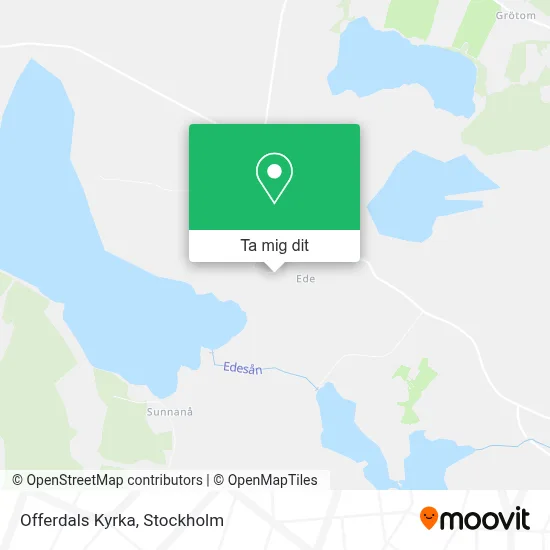 Offerdals Kyrka karta