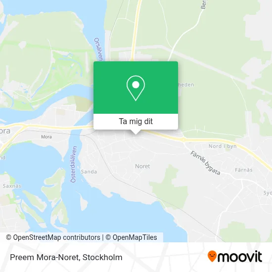 Preem Mora-Noret karta