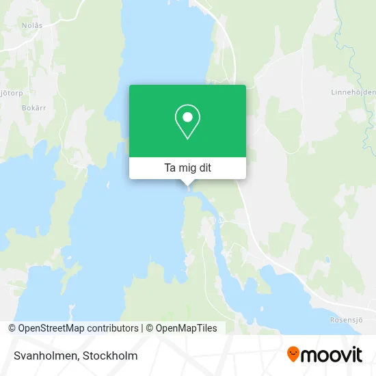 Svanholmen karta