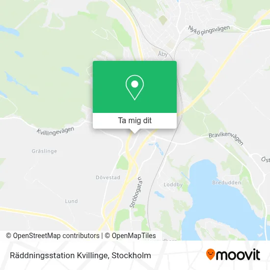Räddningsstation Kvillinge karta