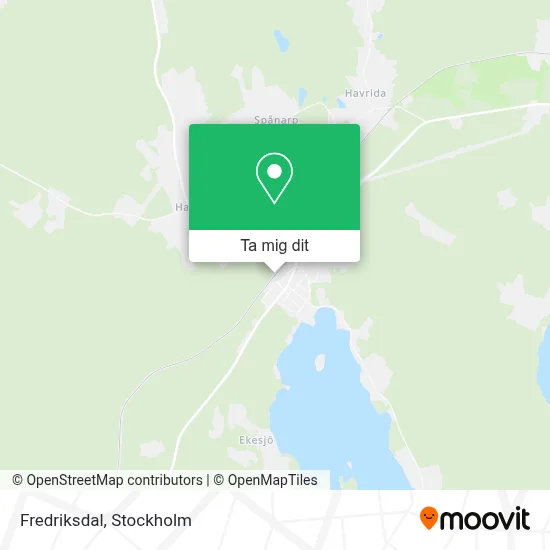 Fredriksdal karta