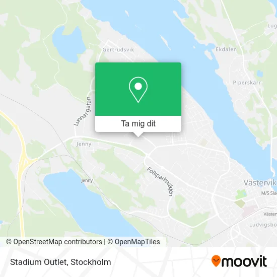 Stadium Outlet karta