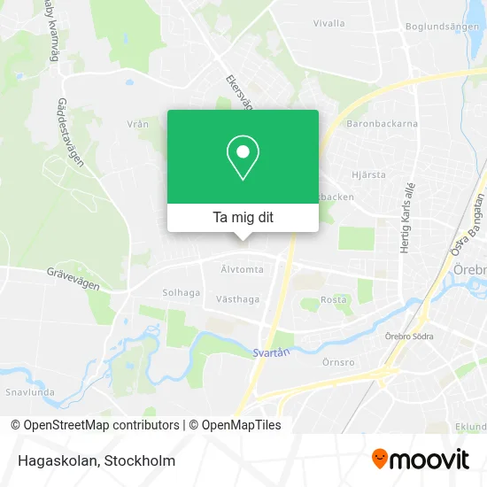 Hagaskolan karta