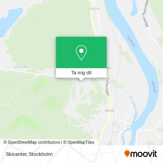 Skicenter karta