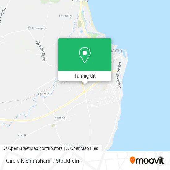 Circle K Simrishamn karta