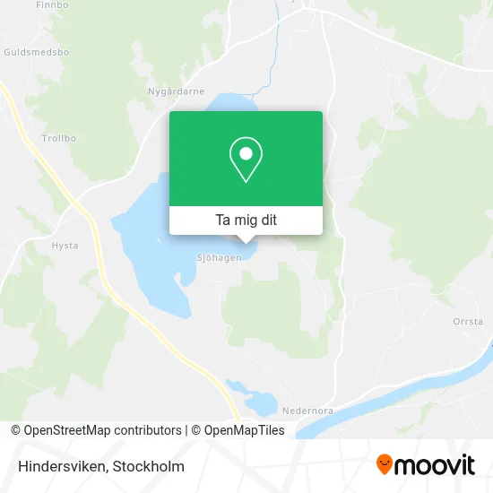 Hindersviken karta
