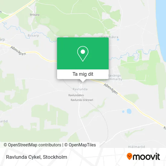 Ravlunda Cykel karta