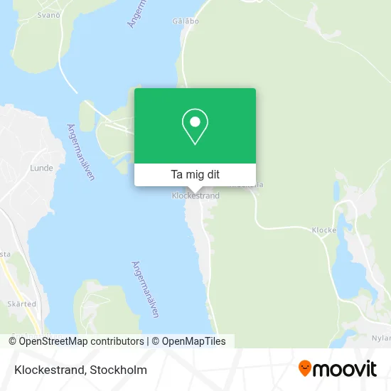 Klockestrand karta