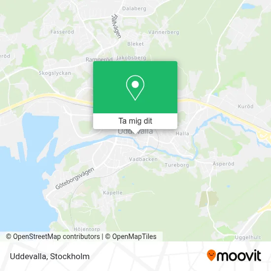 Uddevalla karta