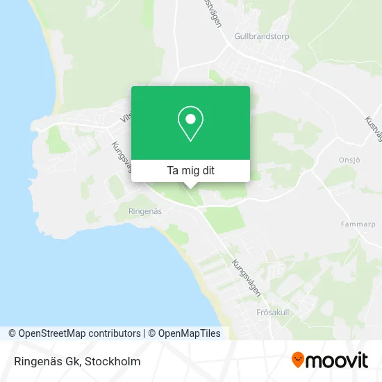 Ringenäs Gk karta