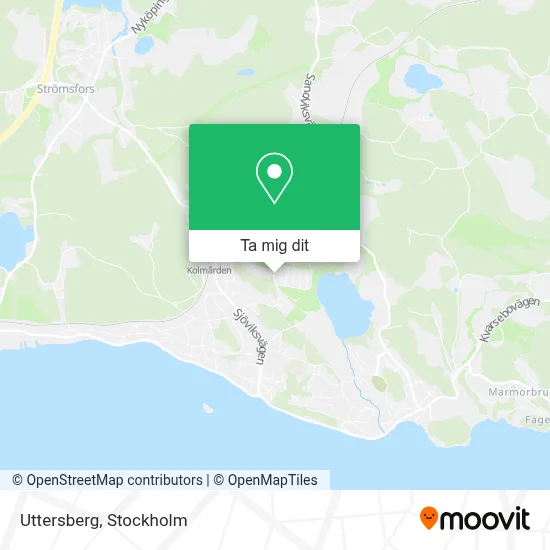 Uttersberg karta