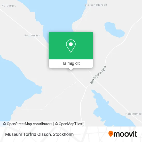 Museum Torfrid Olsson karta